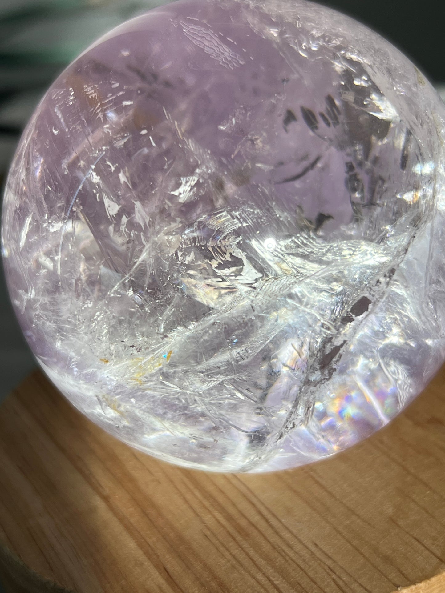 high quality amethyst sphere